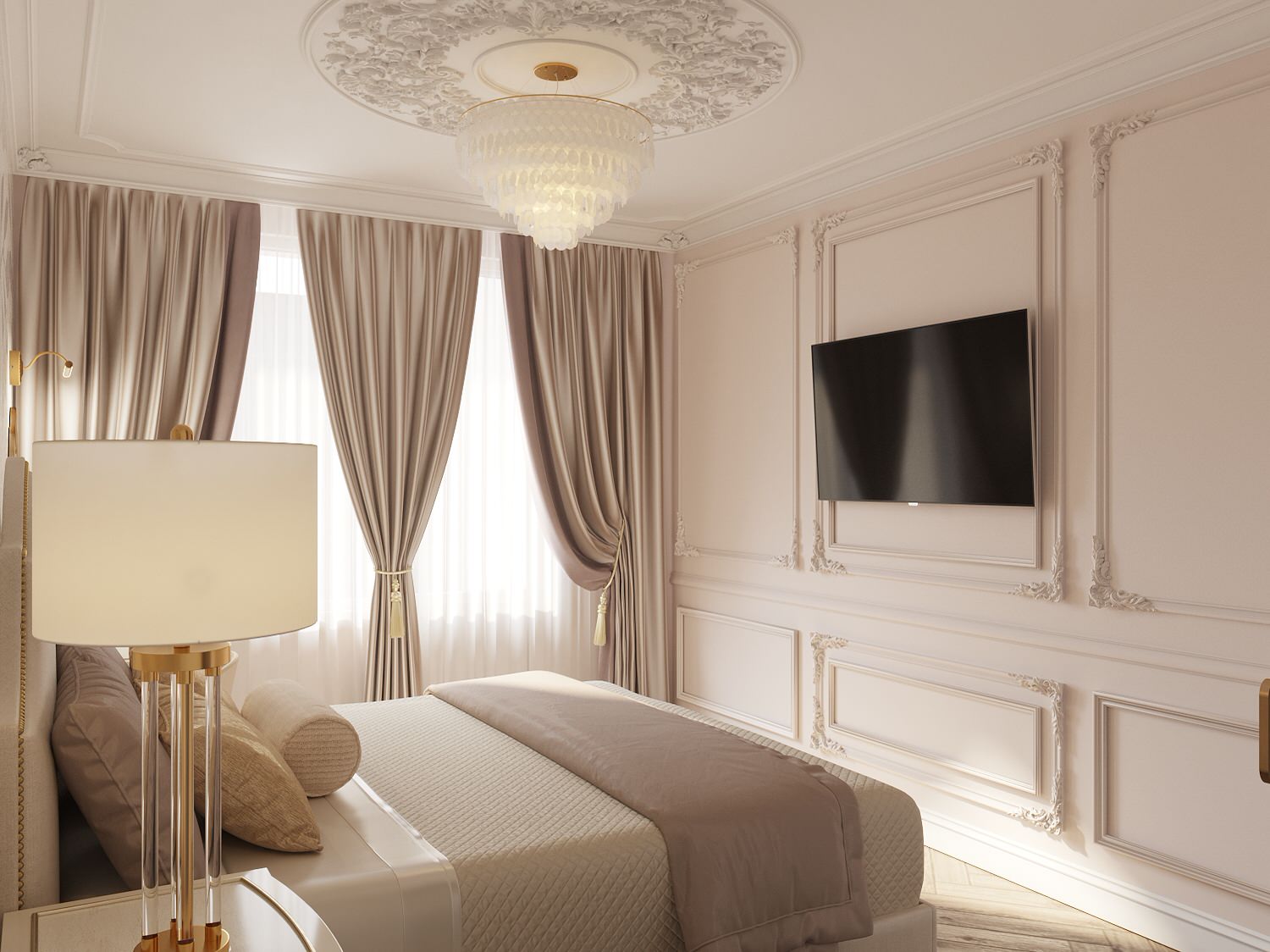 Классический интерьер 90 м2