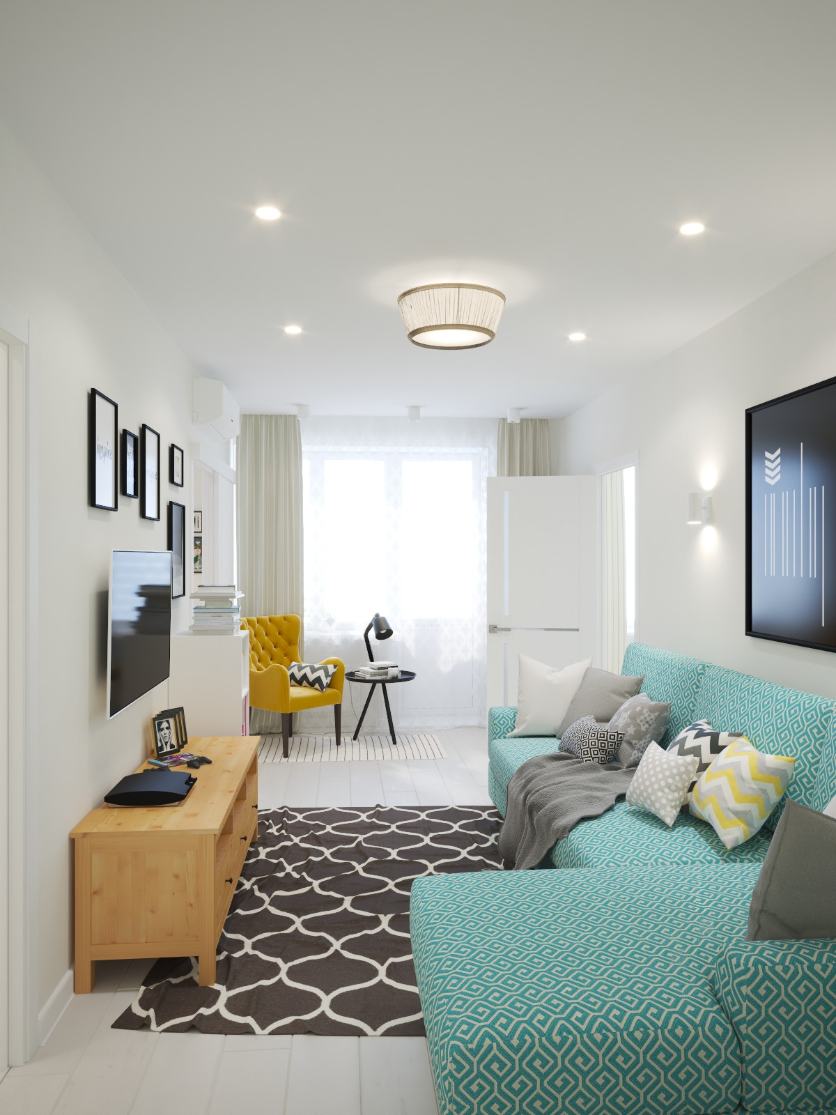 Двухкомнатная квартира №2 / Чебоксары / 2020 год