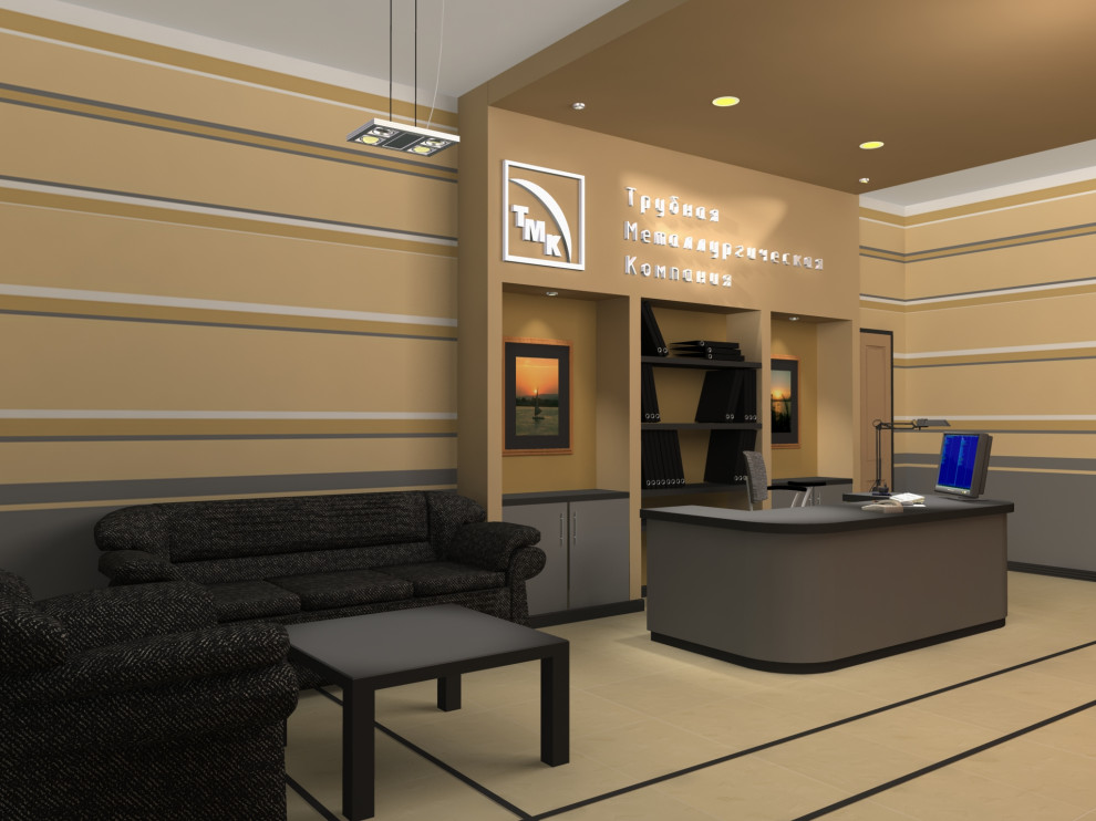 Вид на место секретаря и зону ожидания