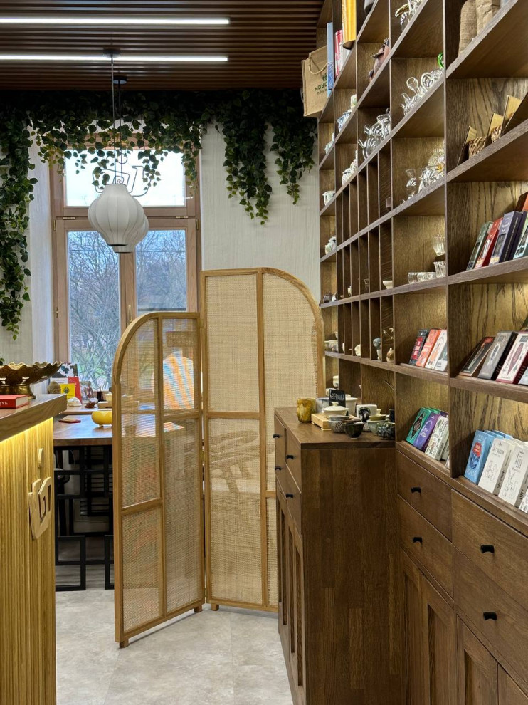 Обложка проекта: Ширма из Дуба и натурального Ротанга