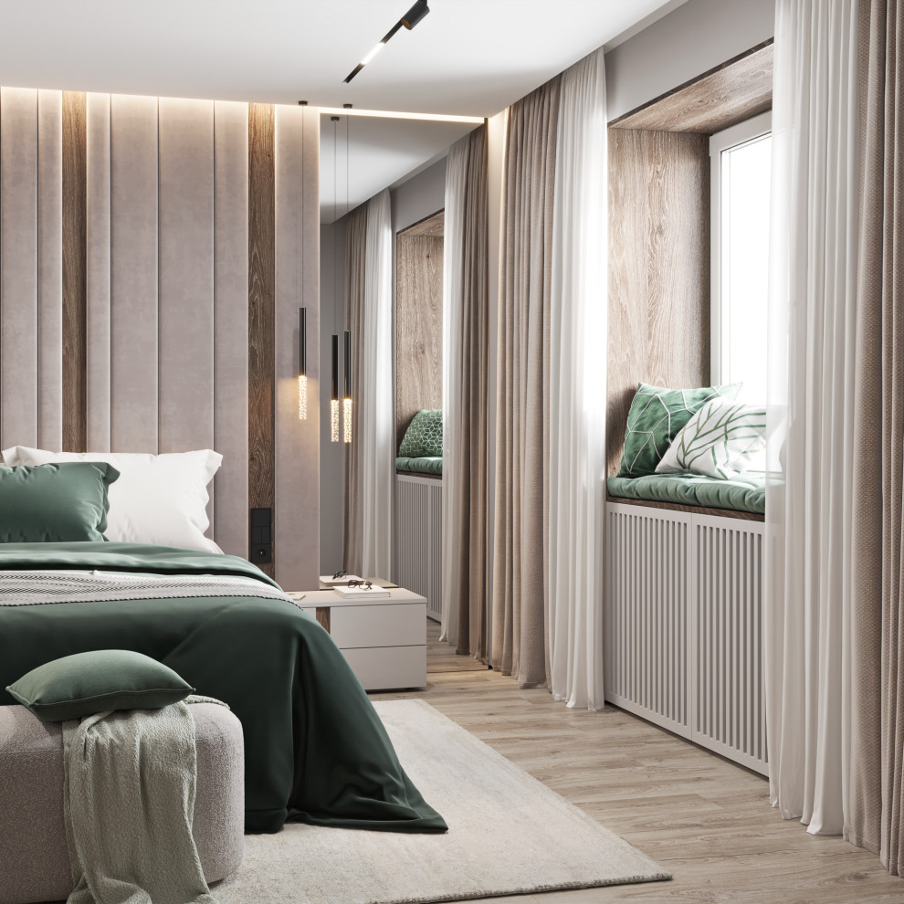 3-комнатная квартира для семейной пары в современном стиле