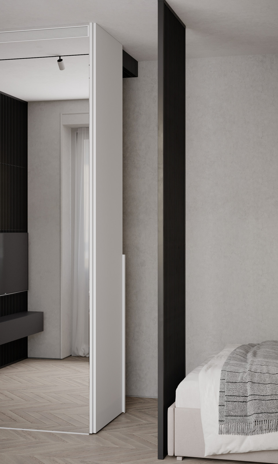 Дизайн интерьера квартиры в современном стиле в ЖК Сити Парк 1