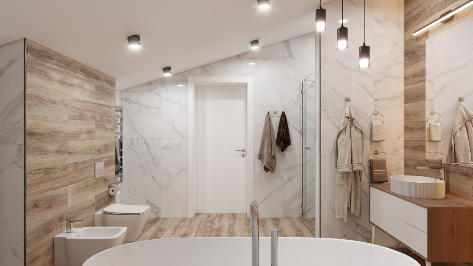 Дизайн мансардного этажа