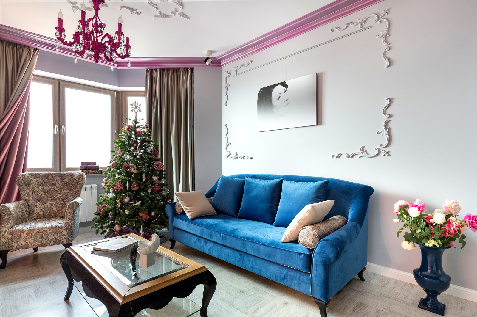 В розовом цвете