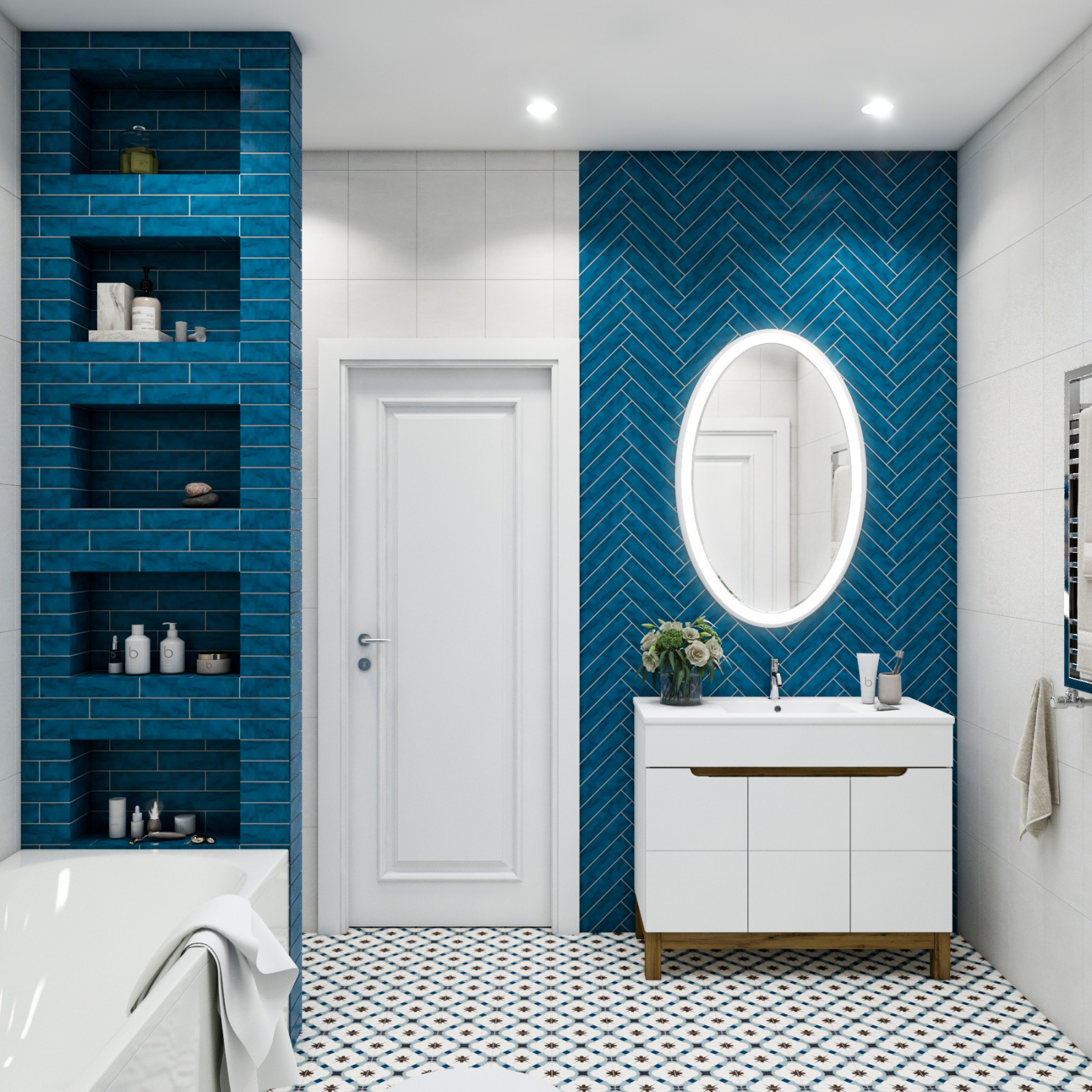 Готовый интерьер в частном доме г. Волгоград (Дизайн-проект)