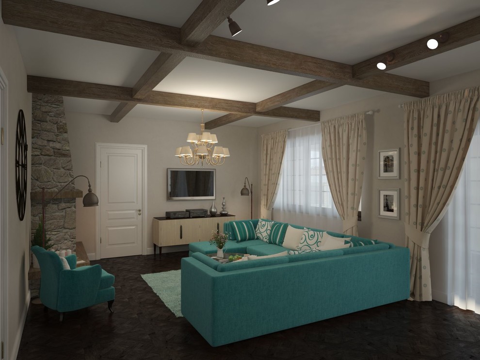 Деревенский стиль в поселке "Петровские аллеи"