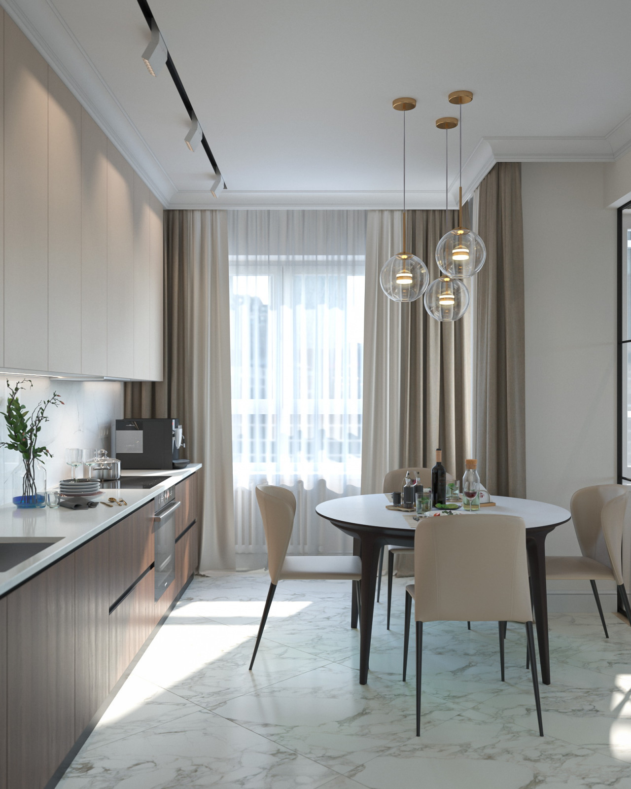 Обложка проекта: Интерьер квартиры в природной гамме