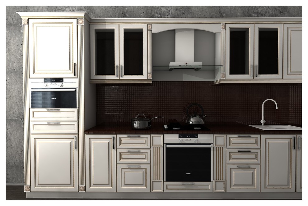 Кухни с фрезерованными фасадами