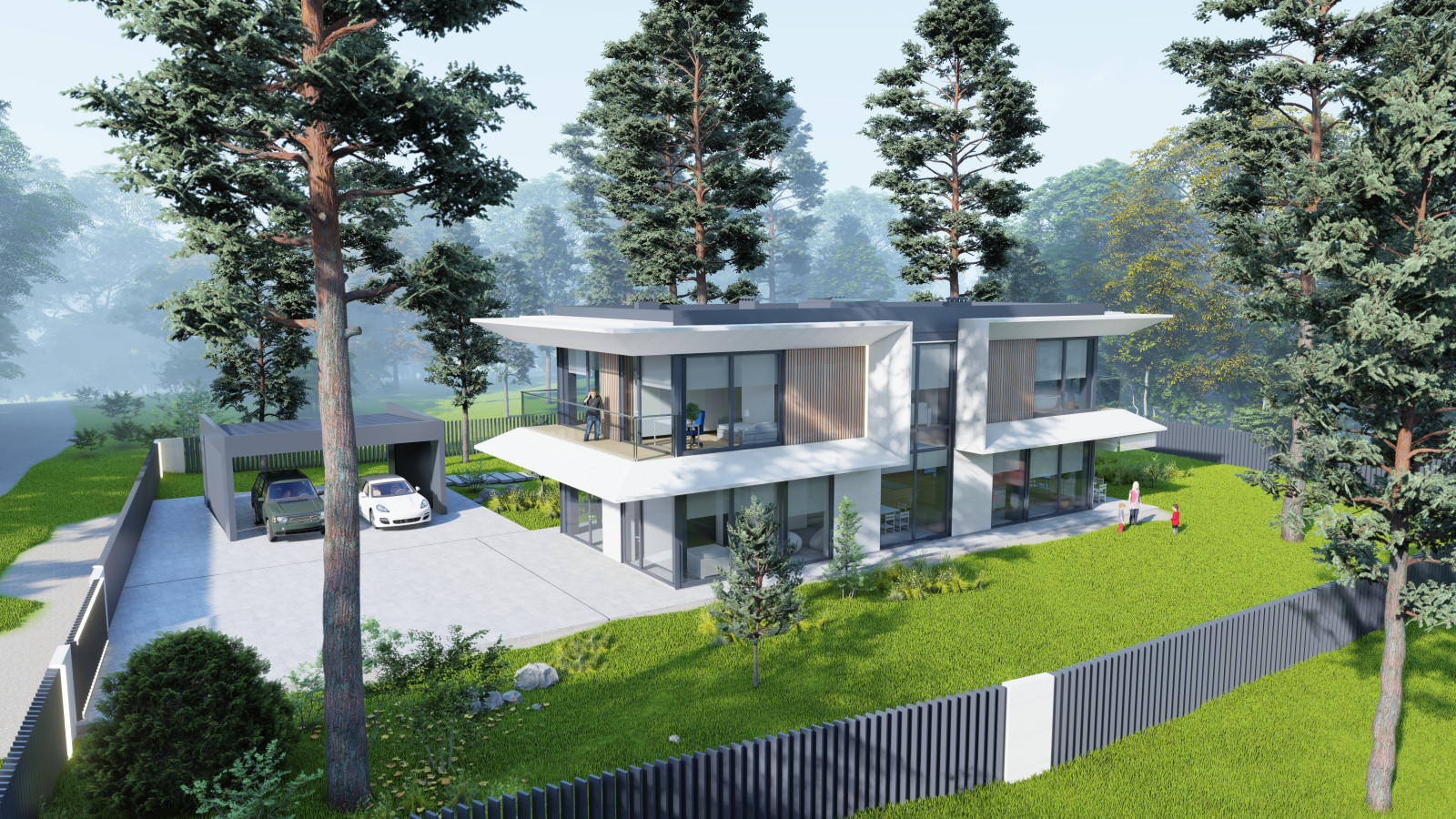 Hi-tech modern house 198+19+54