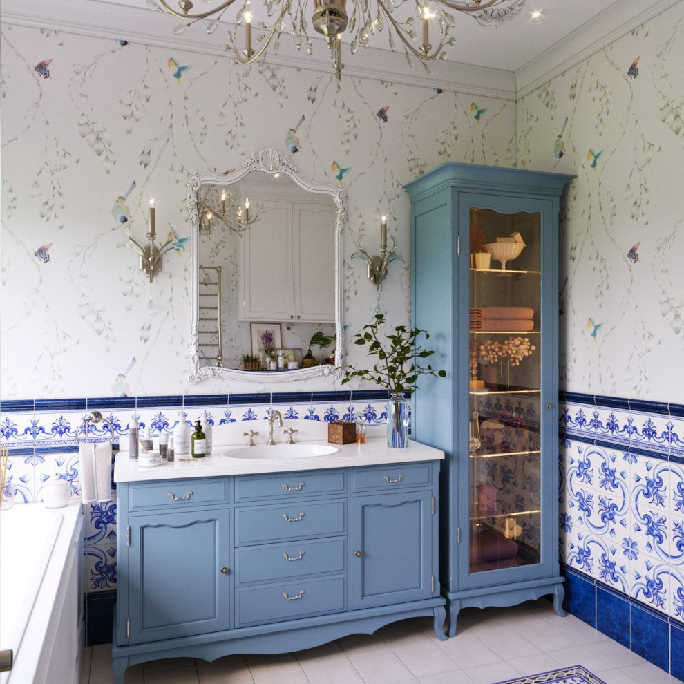 Дизайн проект частного дома в Московской области в стиле современный прованс