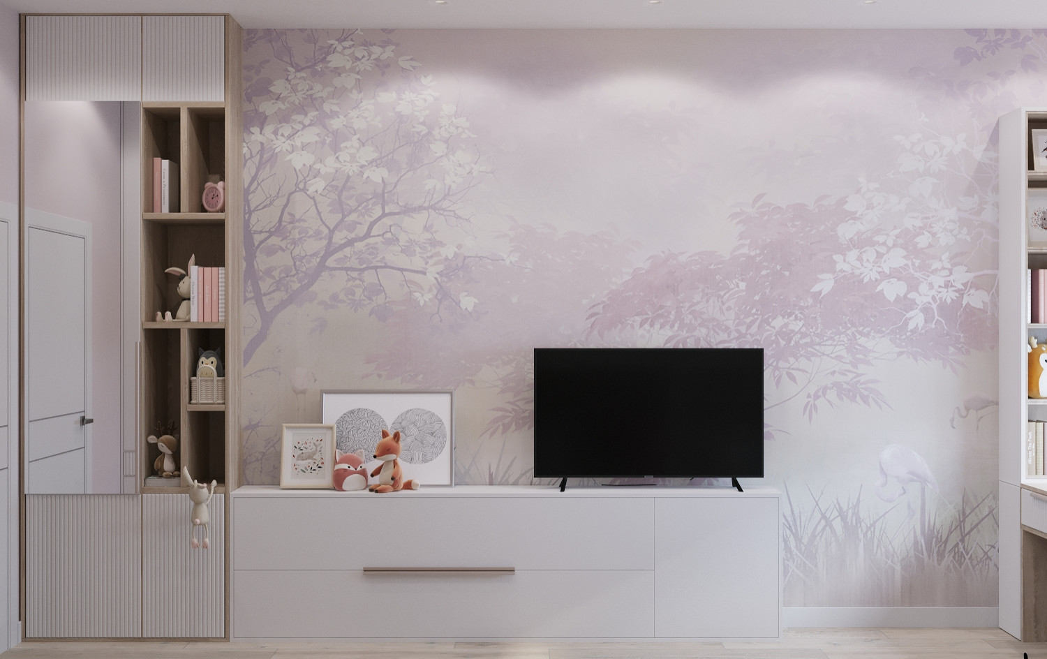 Обложка проекта: Детская комната для девочек ЖК Аристократ