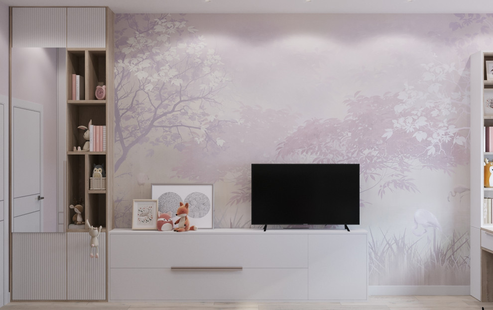 Обложка проекта: Детская комната для девочек ЖК Аристократ