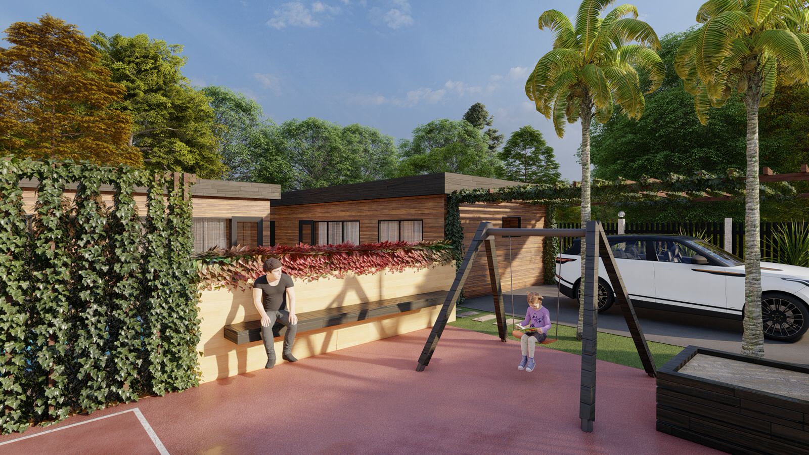 Благоустройство загородного дома (S 3,5 соток)