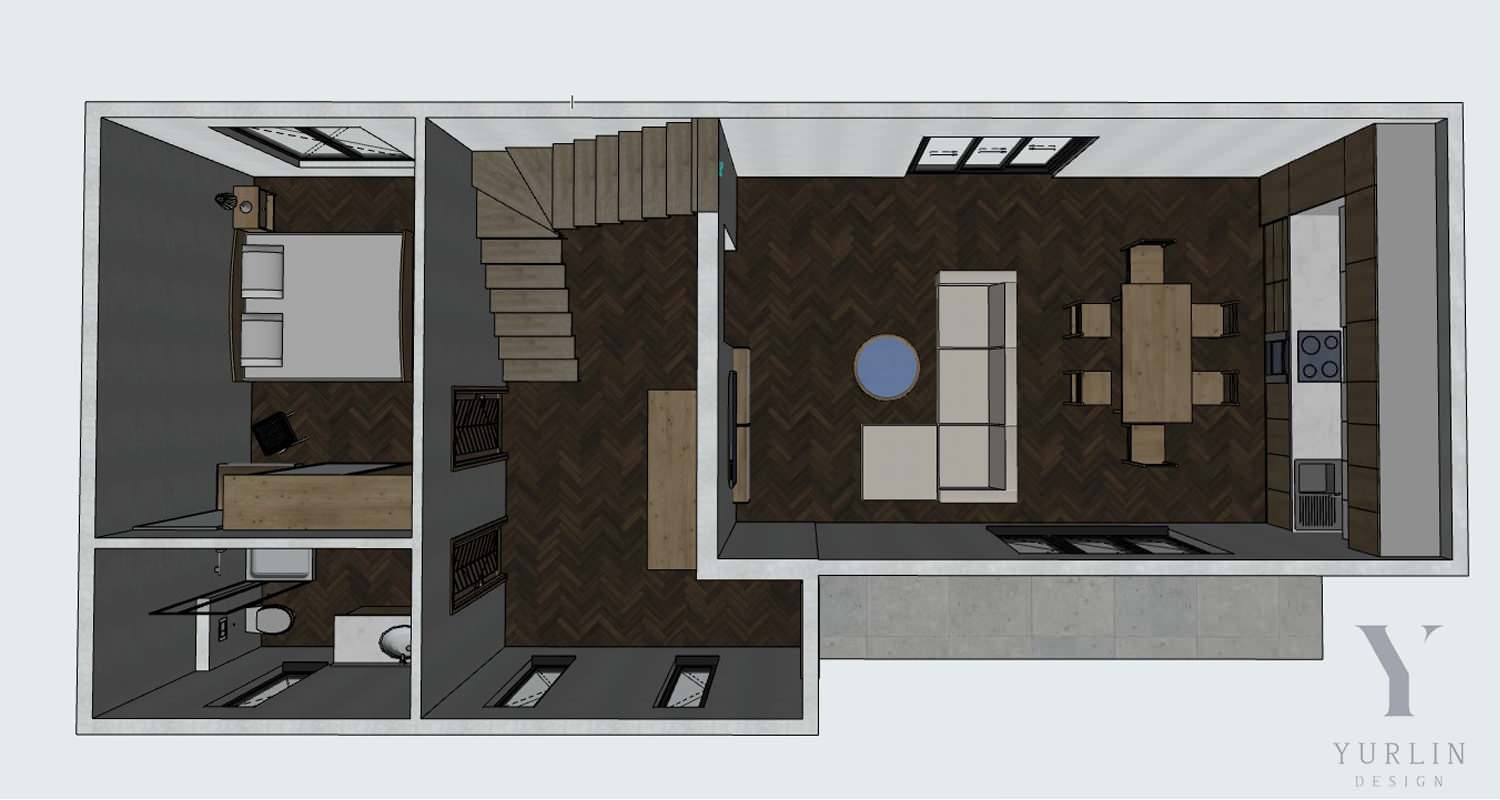 Проект  частного дома из ЛСТК