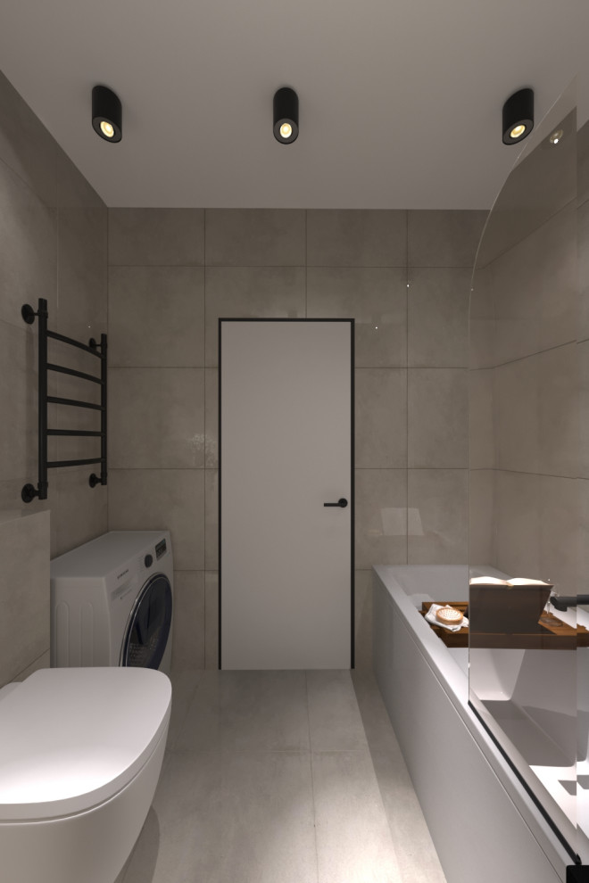 Светлая ванная комната