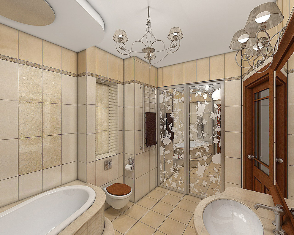 Квартира с витражными оканми