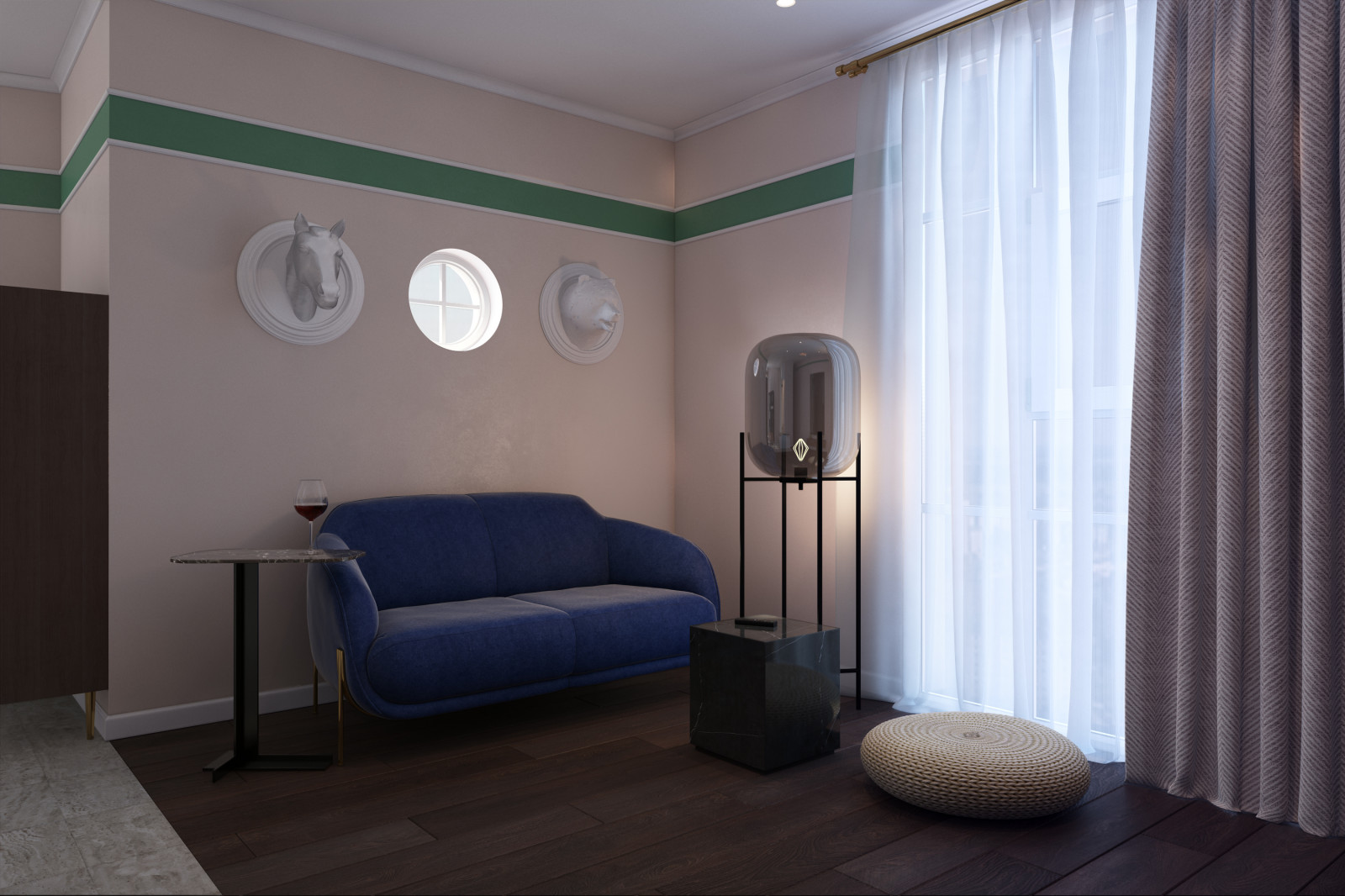 Маленькая квартира для пожилой женщины.