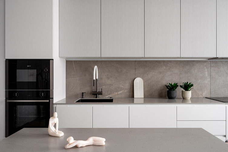 Кухня-гостиная по проекту Екатерины Дуравы, DKart design