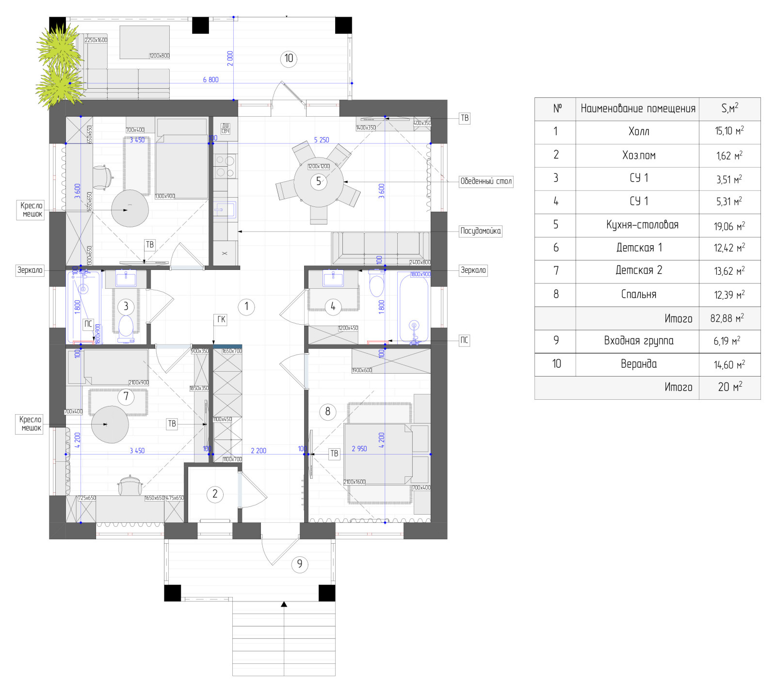 Обложка проекта: Дизайн-проект экстерьера дома 3