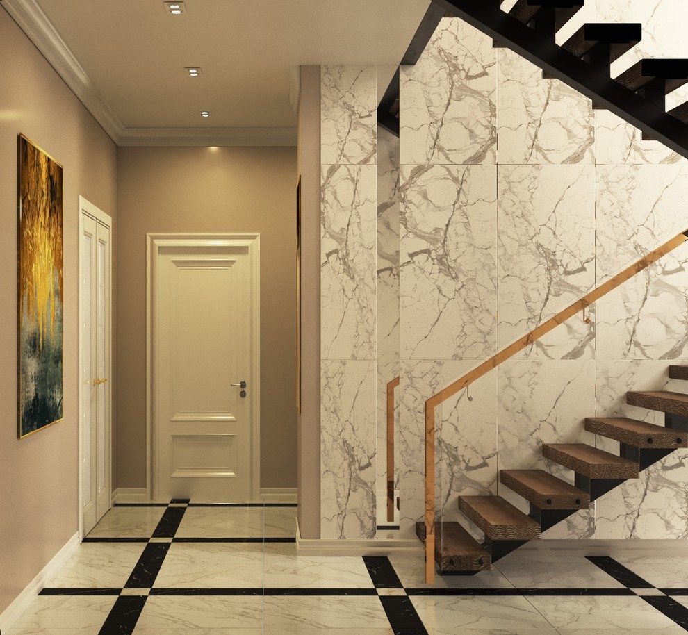 Коттедж в п. Юбилейный 160м2 во французском стиле Арт-Деко