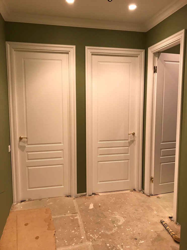 Двери в стиле неоклассика (ЖК Серебряный Фонтан)