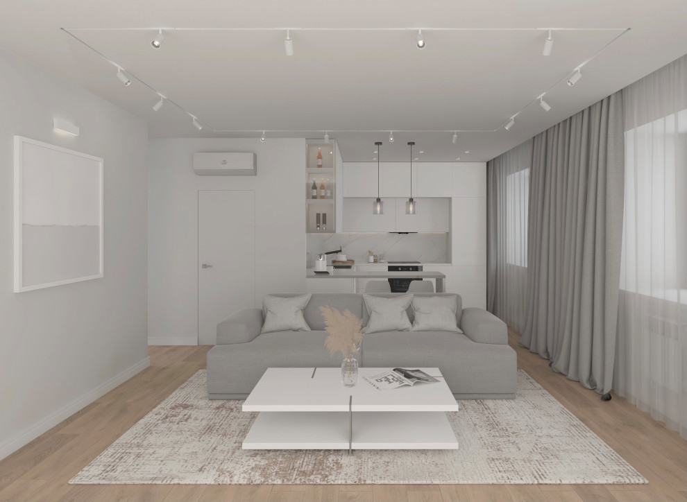 Обложка проекта: Кухня-гостиная