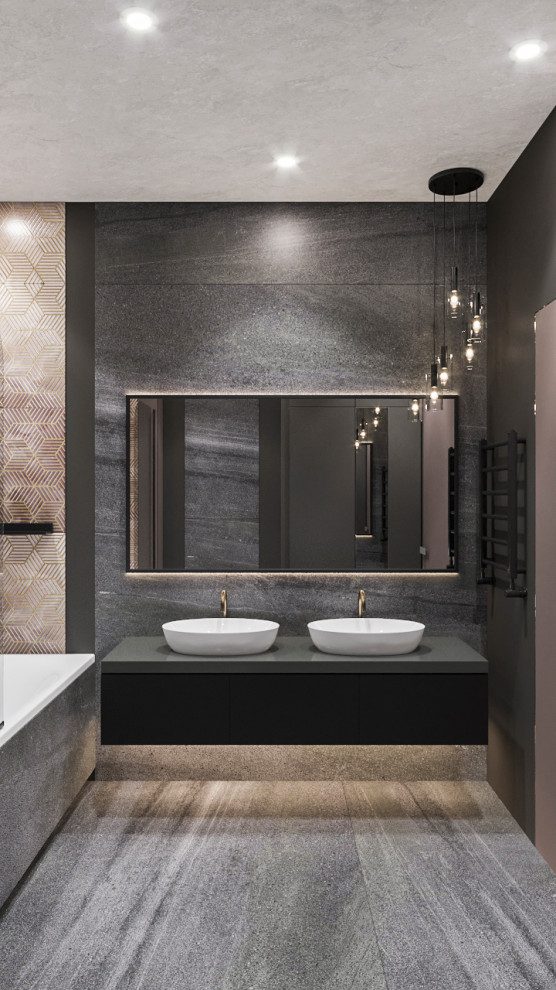 Дизайн спальни и сан узлов