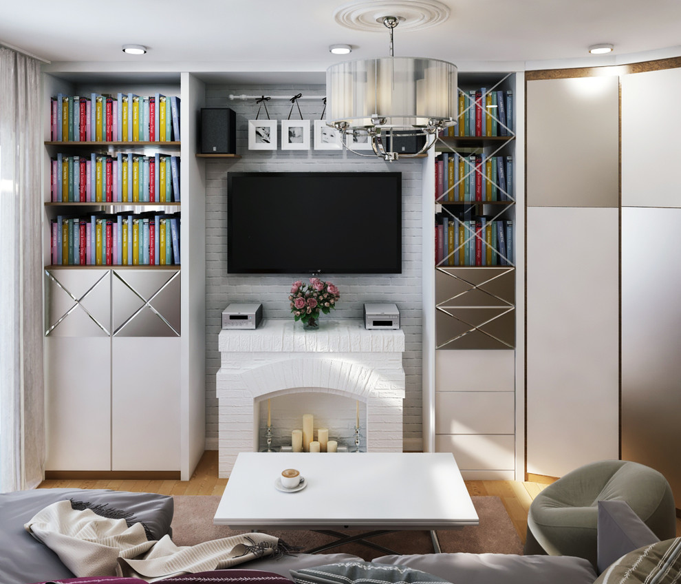 Гостиная с телевизионной зоной