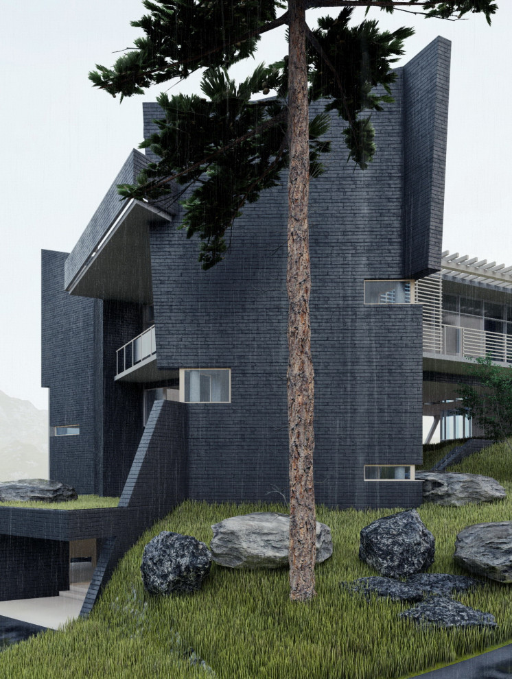 Дом на склоне