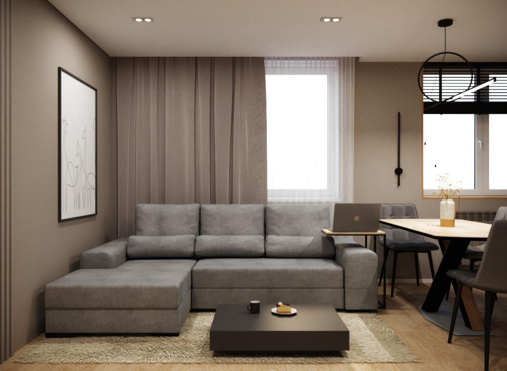 Проект для молодой семьи в центре Екатеринбурга, рядом с парком.