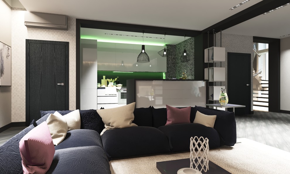 Двухэтажный таунхаус. Москва