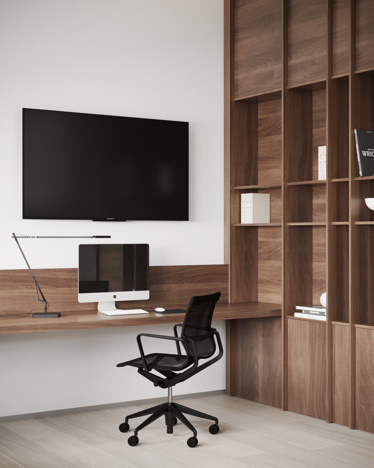 The Whale – Minimalist modern home office