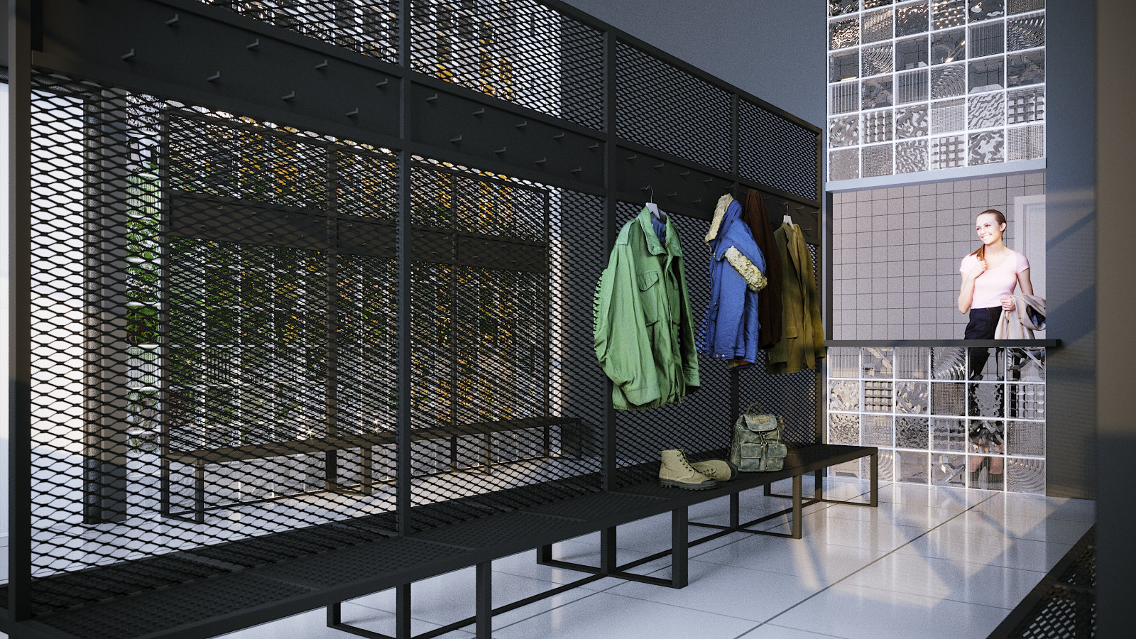 Проект интерьера Центр опережающей  профессиональной подготовки г.Воронеж