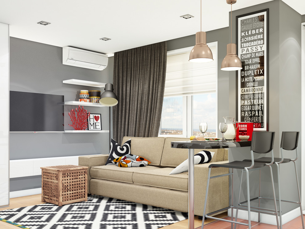 Квартира-студия для молодой девушки