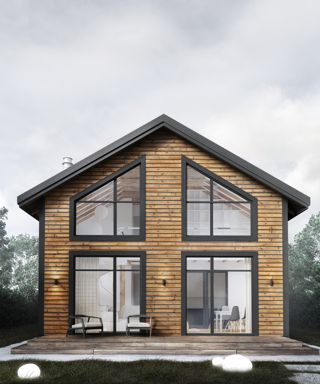 Загородный дом для молодой семьи