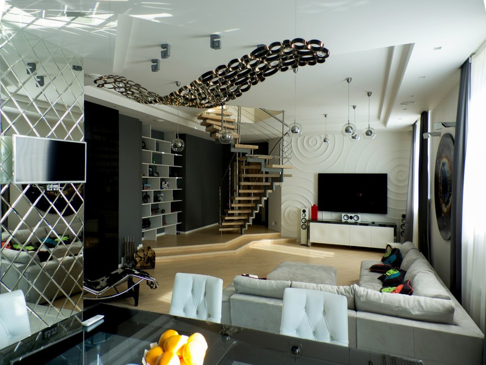 Обложка проекта: Двухуровневая квартира на Петроградке