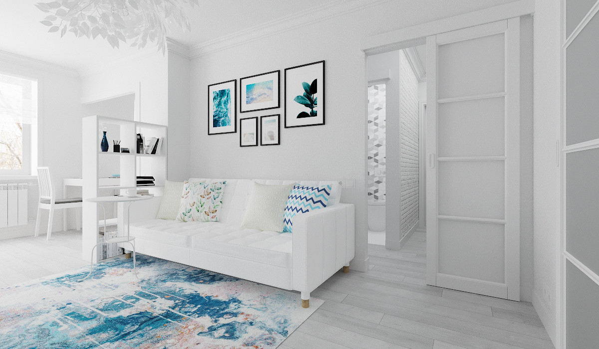 Дизайн-проект 2-х комнатной квартиры