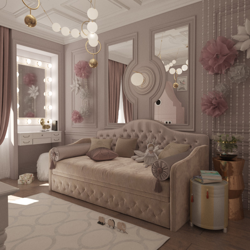 Двухкомнатная квартира в классическом стиле