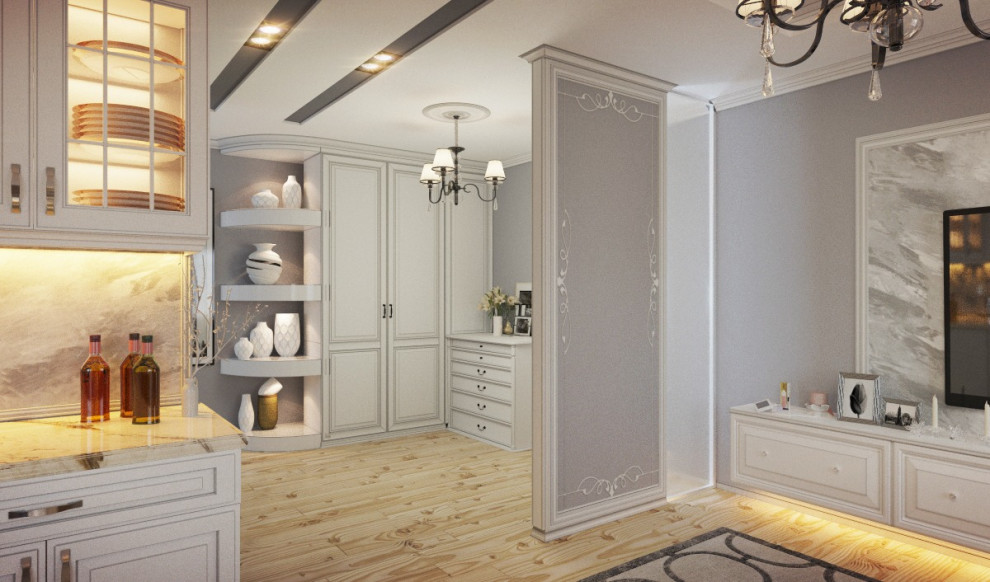 Обложка проекта: Квартира в классическом стиле