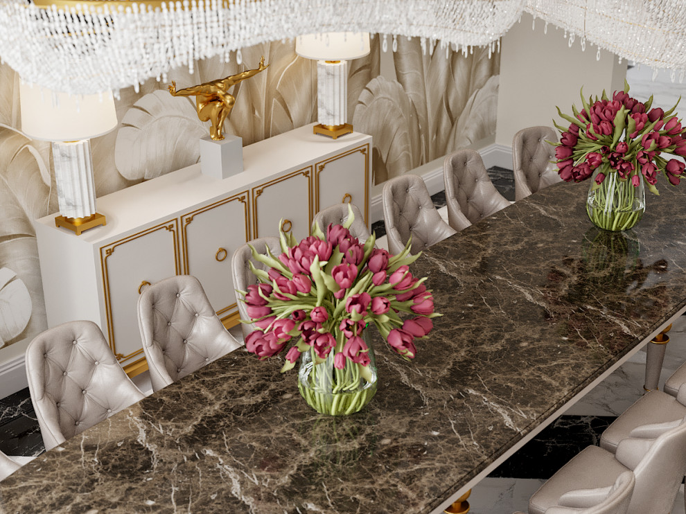 Дизайн Холла Гостиной в Доме 800 м2 | Luxury Dinning Room Design 800 m2