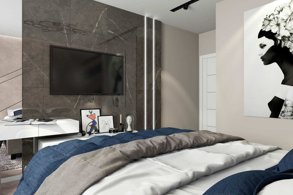 Дизайн интерьера двухкомнатной квартиры в ЖК "Лучи", г.Москва