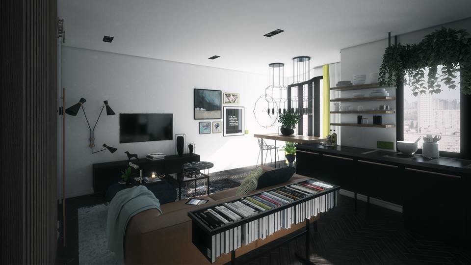 Квартира для молодого холостяка, 52 кв.м.