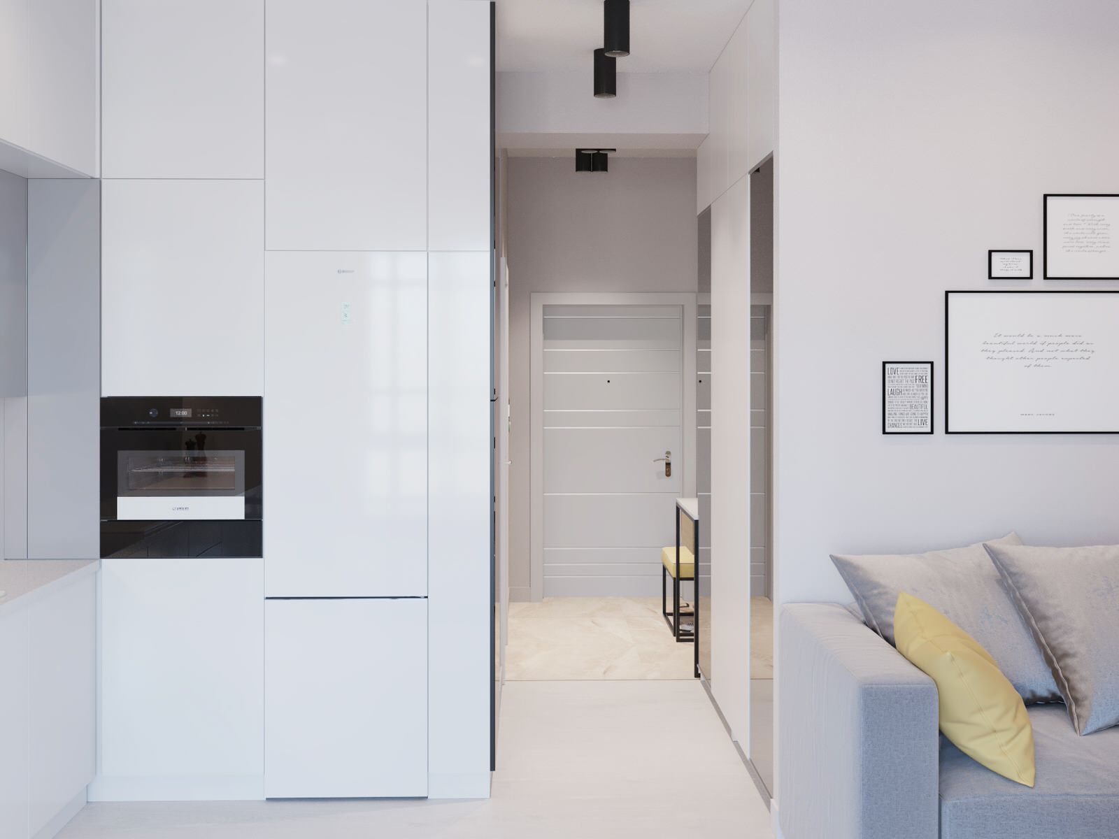 Вид на прихожую