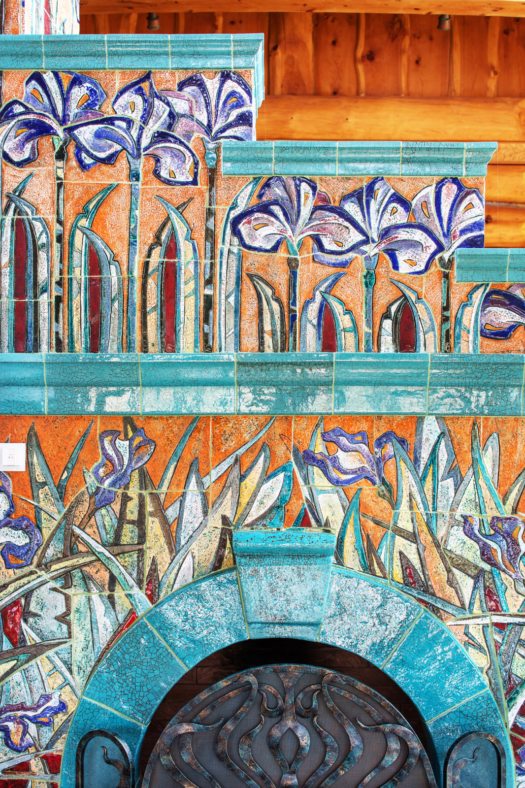 Обложка проекта: Печь-камин "Ирисы"