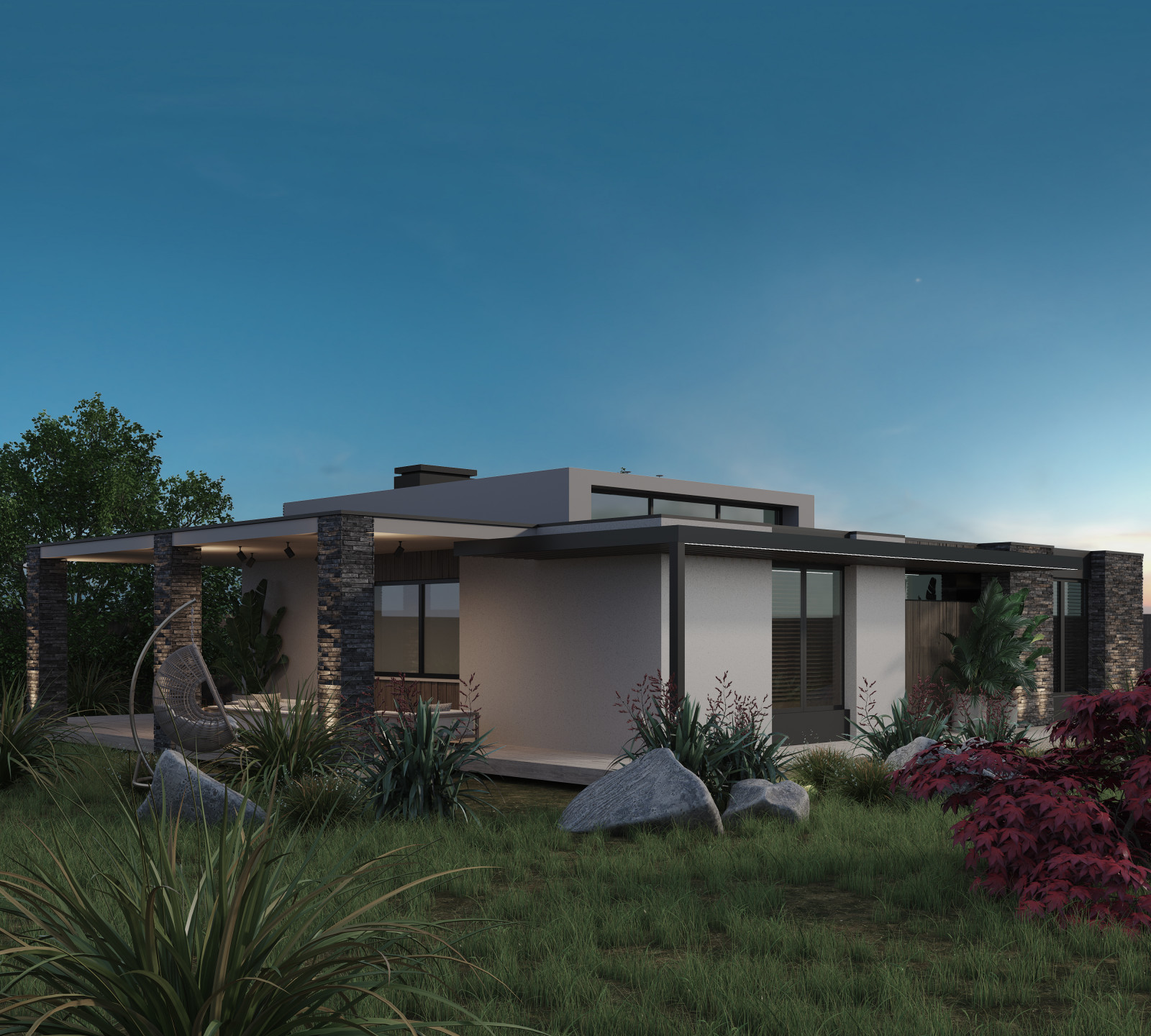 Загородный дом в предгорье