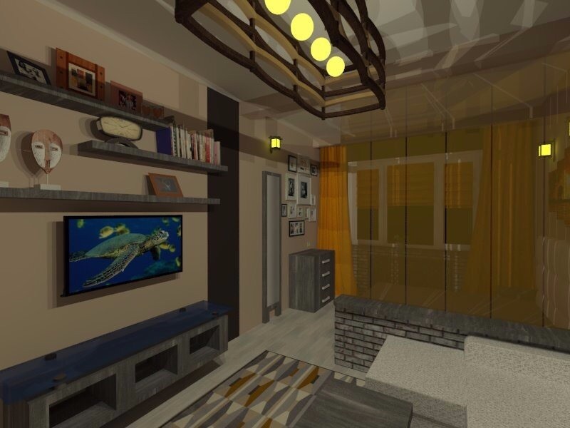 Технический дизайн маленькой квартиры