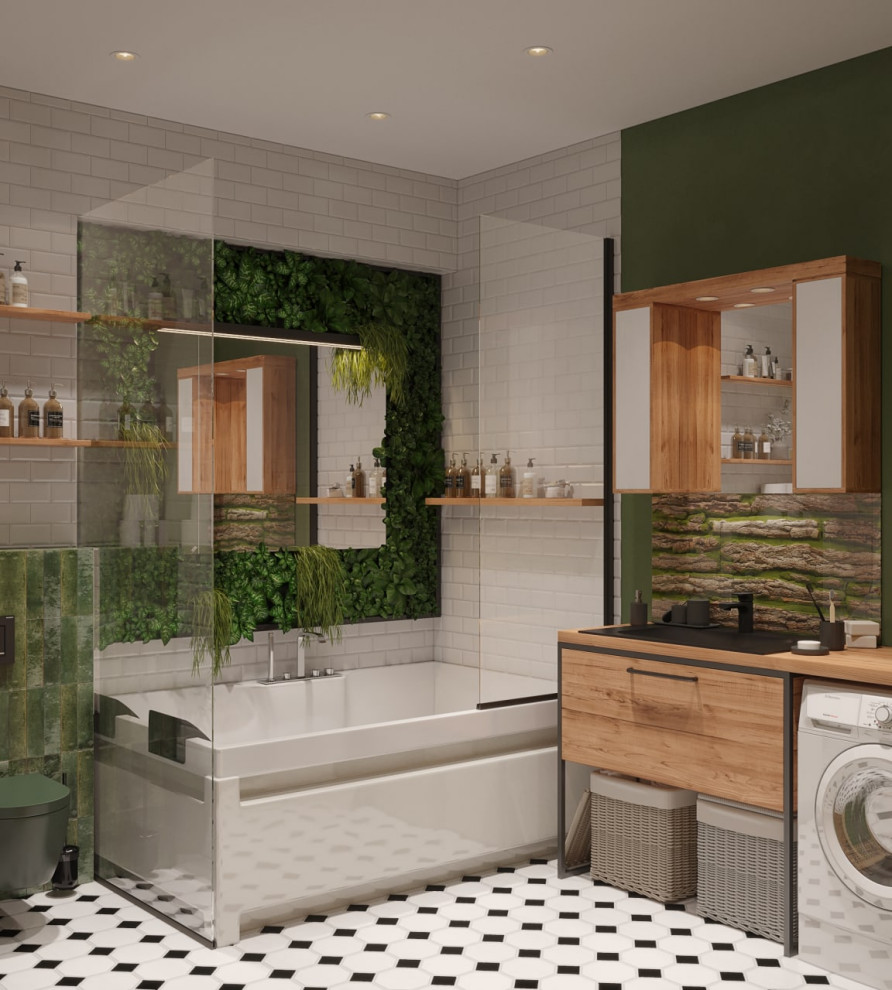 Обложка проекта: Визуализация санузла в частном доме