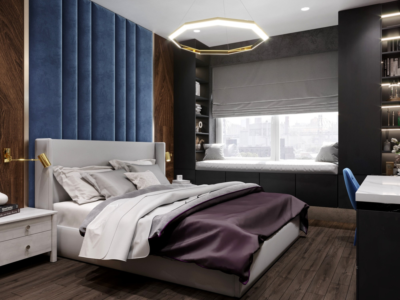 Квартира в серых тонах