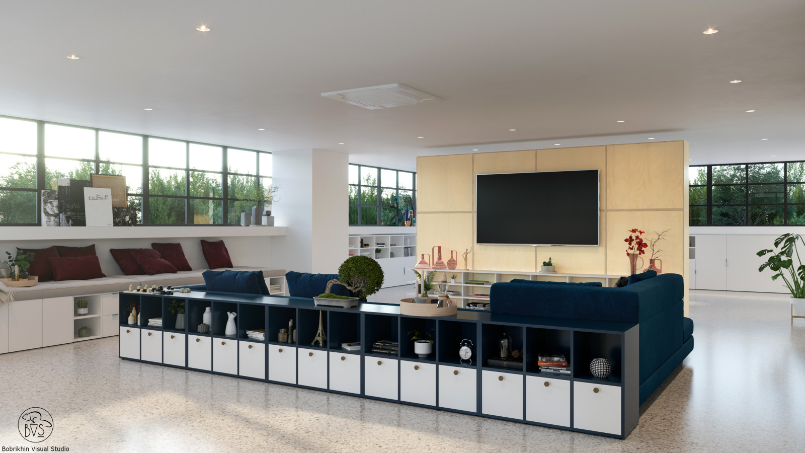 Interior in modern style