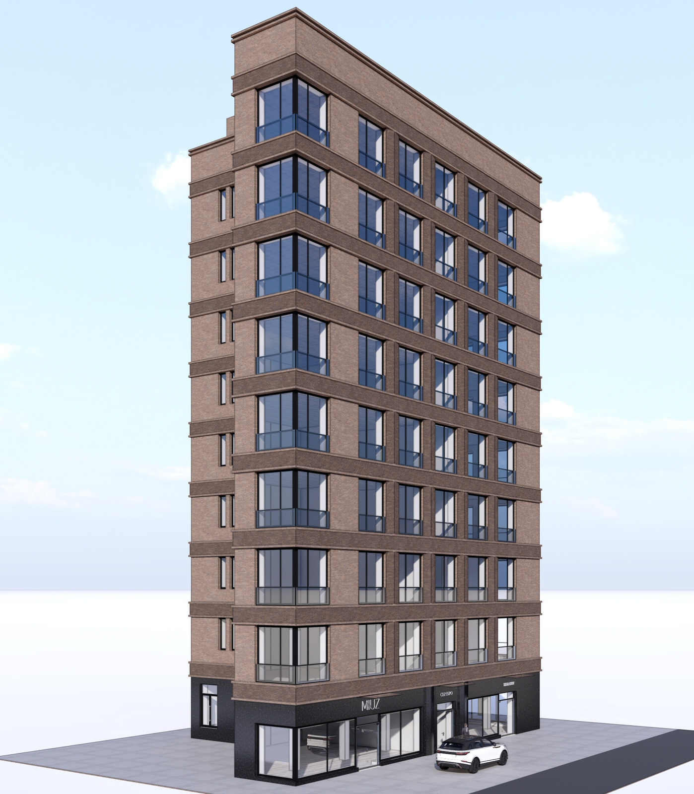 Эскизные предложения жилого дома на Серебрянической набережной. Москва